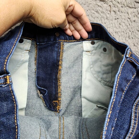 Old Navy Jeans Mens 30x32 Straight Stretch Blue Cotton/Spandex - Picture 11 of 12